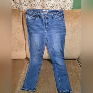 YMI Curvy Fit Jeans 17/33 Mid Rise Skinny Stretch Denim